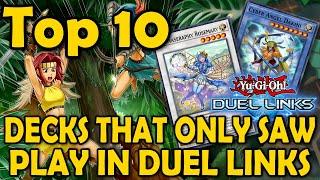 Top 10 Decks That Only Saw Play in Duel Links