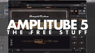 AmpliTube 5...the FREE stuff - First Look!!