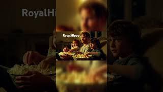 prince Harry and kids have a movie night #princeharry #movies #archie #lilibet #popcorn #food #love