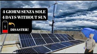 What happens if there is no sun for 4 days? I'll tell you how 33kwh 48v 16s lifepo4 went