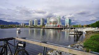 False Creek, Vancouver, BC - Walking Tour in 4K (UHD)