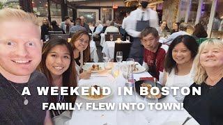 BOSTON VLOG | Weekend in Boston with Family!