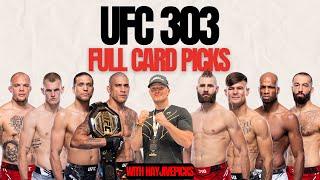 UFC 303 Pereira vs. Prochazka 2 Full Card OFFICIAL PICKS