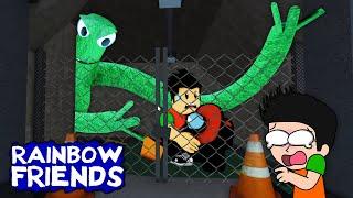 RETOS EN RAINBOW FRIENDS  ENTRO AL ESCONDITE DE GREEN | MOMENTOS DIVERTIDOS EN ROBLOX | JONDRES GC