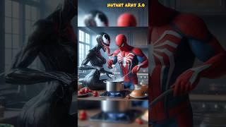 Spider-Man Love Venom ️ #shorts #viral #trending
