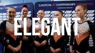 Elite Gymnasts Play Word Association - "ELEGANT" (2022 European Championships)