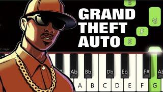 GTA San Andreas Theme  | Piano tutorial | Piano Notes | Piano Online #pianotimepass #gta #gtaonline