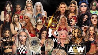 WWE Women's Vs AEW Women's Battle Of Finishers