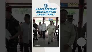 Menhan Prabowo Subianto Kaget Bertemu Brimob Anak dari Mantan Anggotanya di Kopassus