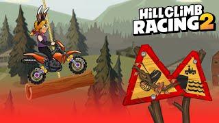 CRAZY FLIPS FOR 5000m IN FOREST TRIALS!! - Hill Climb Racing 2