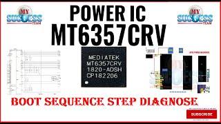 MT6357CRV POWER SEQUENCE STEP DIAGNOSE #mt6357crv #mtkbootsequence #mysuccessteam