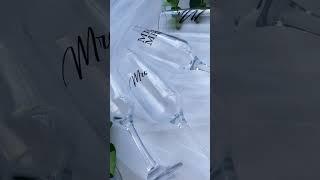 Свадебные бокалы для шампанского