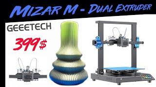 Geeetech MIZAR M with Dual Extruder 3D Printer REVIEW // by @geeetech3dprinting