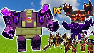 Ender Guardian Vs Cataclysm Mobs in Minecraft