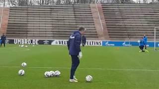 Schalke Training 17.03.2019 neuer Trainer Huub Stevens Mike Büskens S04 Part 1
