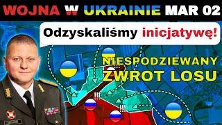 02 MAR: SIŁY UKRAIŃSKIE PRĄ NAPRZÓD I ODZYSKUJĄ GRUNT! | Wojna w Ukrainie Wyjaśniona