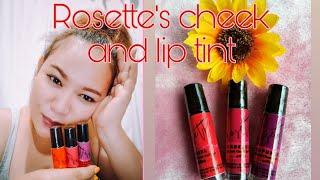 Swatch Party with Rosette's Cheek and Liptint