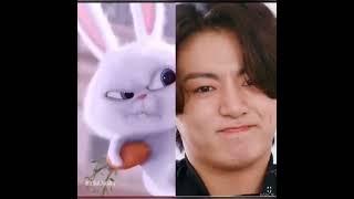 When bunny meets bunny #BTSammy Army