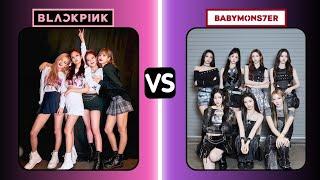 Blackpink VS Babymonster️ Challenge | happy fusion