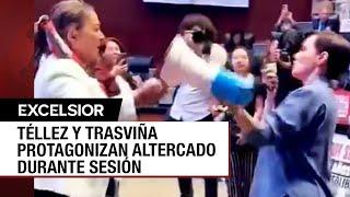 Bronca en el Senado: Encontronazo entre las senadoras Lucía Trasviña y Lilly Téllez