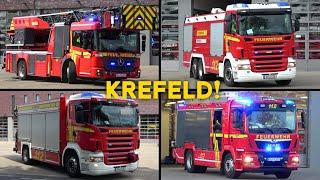 [GROßEINSÄTZE, UNWETTER & mehr!] - Feuerwehr KREFELD | Einsatzfahrten im Stadtgebiet!