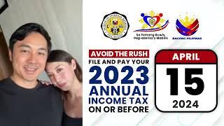 A Message to Taxpayers from Slater Young and Kryz Uy (2023 AITR Deadline Reminder)