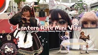 let’s go to lantern rite  hutao cosplay, genshin impact and more!! | in anime convention vlog