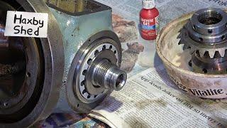 HS223 Harrison mill vertical head spindle bearings adjustment - Part 2