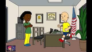 Caillou Fakes a School Lockdown and gets Grounded