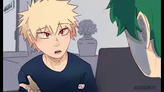 Young Midoriya trys to say Bakugou name but fails...(short animation)