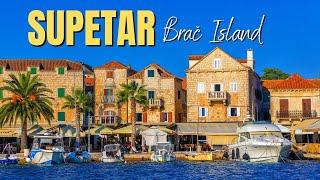 Supetar town in the Adriatic sea, Brač Island, Croatia