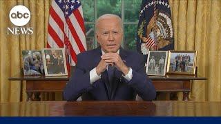 President Biden delivers Oval Office address l ABC News Special Report