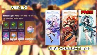 CONFIRMED!! VERSION 5 3 BANNERS AND LEAKS | NEW FREE 4 STAR CHARACTER- Genshin Impact