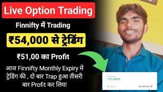 Live Option Scalping Finnifty || Live Profit Booking in Option Trading Groww App || 29 November.