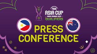 Philippines v New Zealand - Press Conference - FIBA Asia Cup 2025 Qualifiers