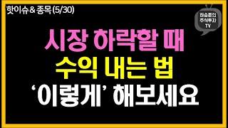 시장 하락할 때 계좌를 지키고 수익내는 법