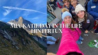 Mia and Katie's day in the life as an athlete training in Hintertux, Austria.