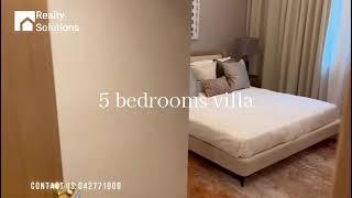 Show Villa at Zabeel Saray Royal Villas Palm Jumeirah Cresent.