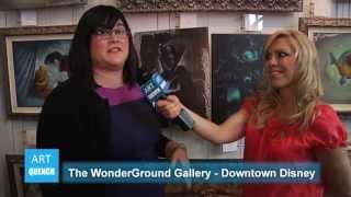 Disney's WonderGround Gallery interview By Art Quench T.V. - Art Quench TV - Episode 1