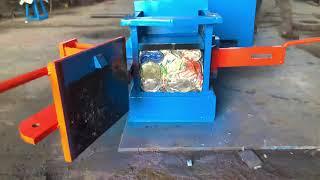 Metal scrap baler | Double action hydraulic metal scrap baler