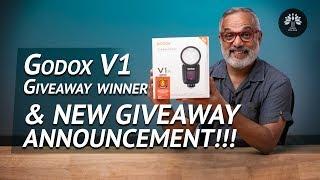 NEW Godox AD200 Pro Giveaway & Godox V1 GIVEAWAY WINNER announcement.