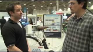 The eneloop bike pedal assist bicycle from Sanyo