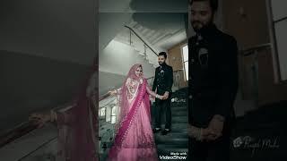 Muslim wedding couple dress ideas//muslim couple nikkah dress ideas//muslim couple reception dress