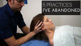 5 massage techniques/strategies I've abandoned