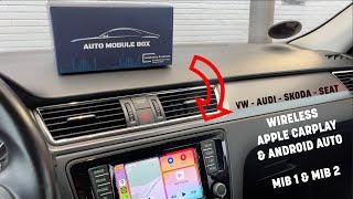 Installing Apple CarPlay & Android Auto into any VW, AUDI, Skoda & Seat with an MIB 1 or MIB 2 unit