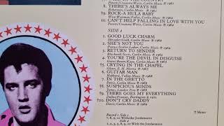 Elvis' 40 Greatest 1974 Arcade Records ADE P 12 review.