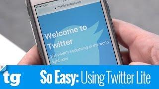 So Easy: Using Twitter Lite