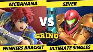 The Grind 144 Winners Bracket - McBanana (Roy) Vs. Sever (Samus) Smash Ultimate - SSBU