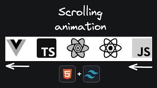 Scrolling Logo Animation with HTML and Tailwind CSS