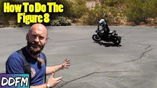 How To Do A Figure 8 / UK Mod 1 Motorcycle Test Exercise